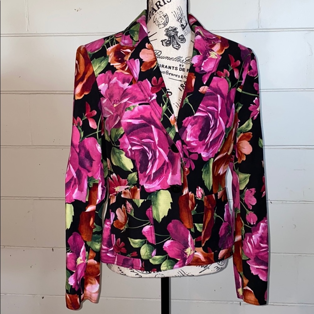 Dress flowered Jacket